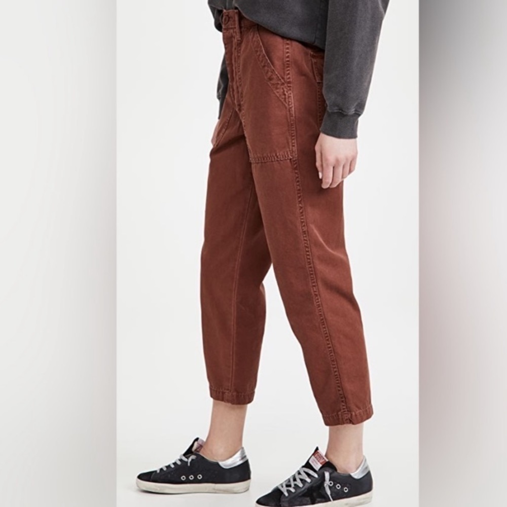 AMO Tobacco Ranger Cropped Ankle Pants Size 24